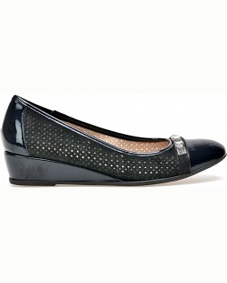 Stonefly Pantofi bleumarin din piele intoarsa