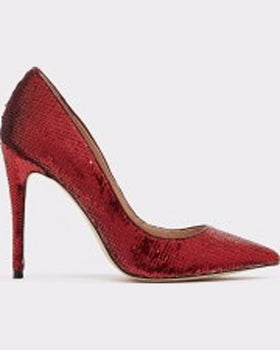 Aldo Pantofi rosii din material textil