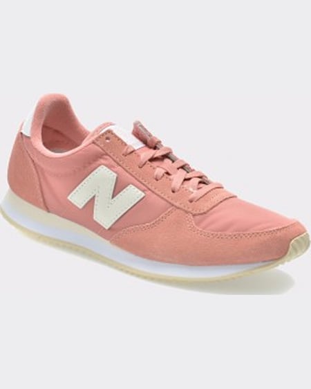 New Balance Pantofi sport roz din piele intoarsa