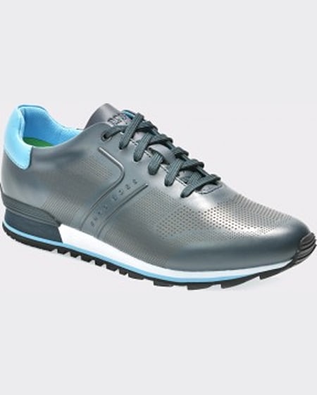 Hugo Boss Pantofi sport bleumarin din piele ecologica