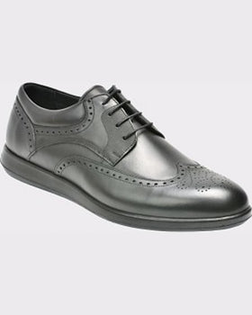 Otter Pantofi negri din piele naturala