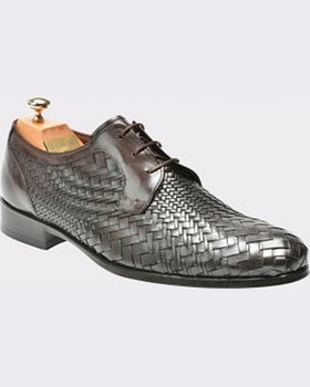 Le Colonel Pantofi maro din piele naturala