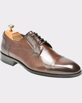 Le Colonel Pantofi maro din piele naturala