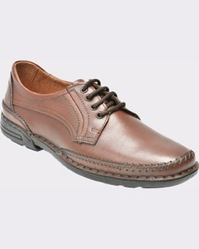 Otter Pantofi maro din piele naturala